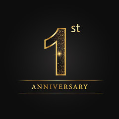 anniversary,aniversary, first years anniversary celebration logotype. 1st anniversary logo