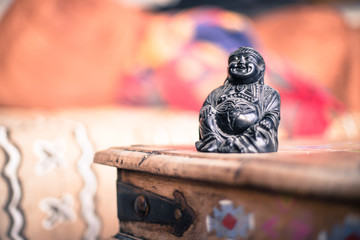 Buddha in Wohnzimmer, Feng Shui