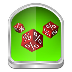 Discount button - 3D illustration