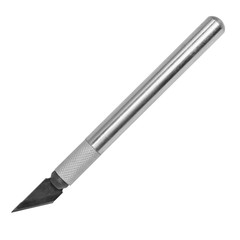 A scalpel, a knife for wood carving.