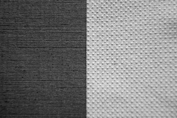 Fototapeta premium black paper and white paper texture