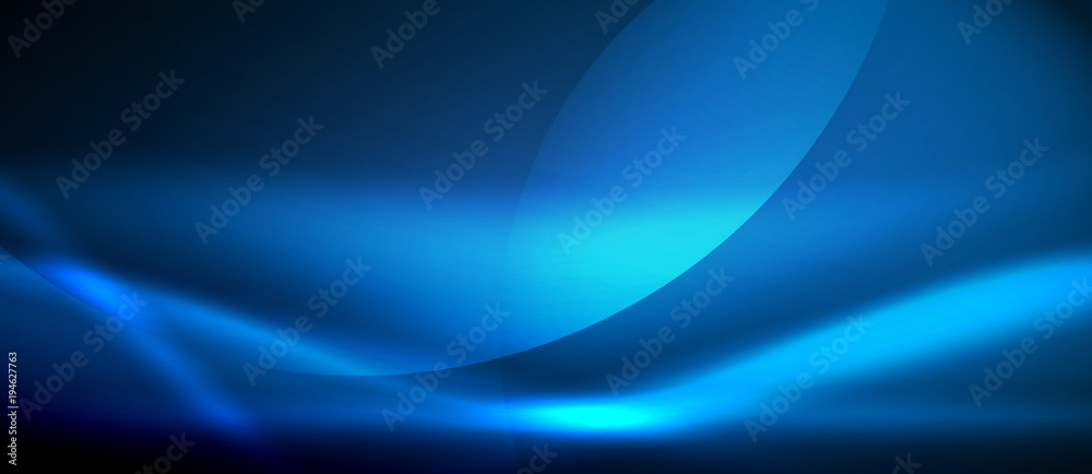 Aufkleber vector glowing wave neon flowing curve background