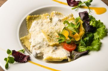 Pasta with parmaesan