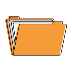 file folder isolated icon vector illustration design