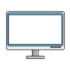 computer display isolated icon vector illustration design