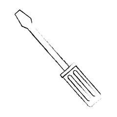screwdriver tool isolated icon vector illustration design