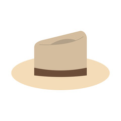 Summer fashion hat vector illustration graphic design