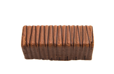 chocolate roll isolated