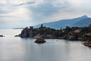 Cefalu coast view Sicily, Italy