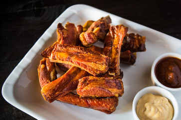 juicy barbeque pork ribs