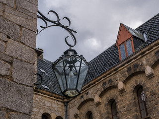 Fototapeta na wymiar The lantern in old Marienburg Castle, Germany