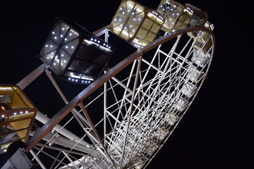ferris wheel in the night sky