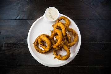 Fried onion rings