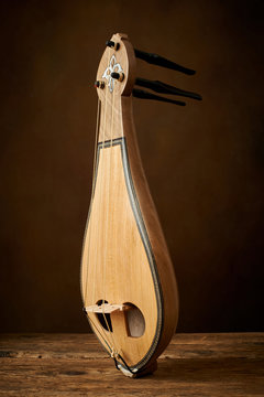 Traditional Greek and Turkish instrument politiki lyra klasik kemence