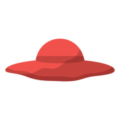 sun hat woman icon image vector illustration design 