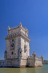 Fototapeta na wymiar Der Torre de Belém in Lissabon