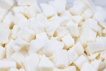 Mozzarellawürfel Mozzarella Würfel im Detail
