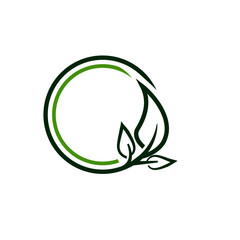 eco leaf logo