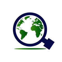 search world travel logo