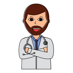 Fototapeta premium doctor healthcare icon image vector illustration design 