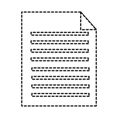 Fototapeta na wymiar paperwork document file report digital vector illustration dotted line design