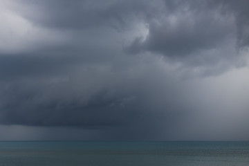 beautiful sunset at the sea