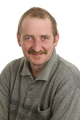 Fototapeta premium Lachender Mann