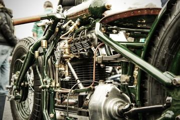 Obraz premium Nimbus motorcycle detail