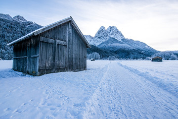 Gardening Cabin below the German Alps