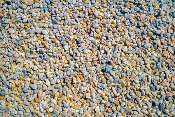 Texture with small colored gravel.
