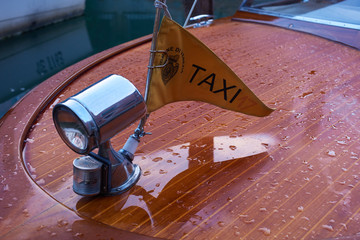 Headlight, Venetian Water Taxi, Venice, Italy