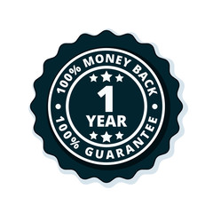 One year money back guarantee