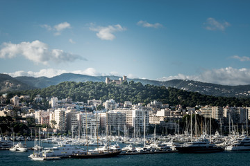 View of the Palma de Majorca city