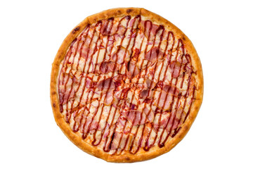 pizza barbecue isolate