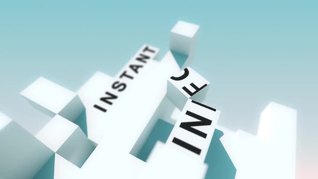 SMM words animated with cubes
