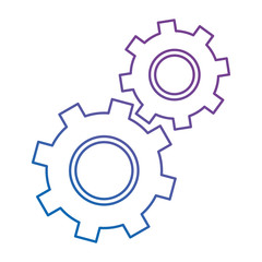 gears machinery isolated icon vector illustration design