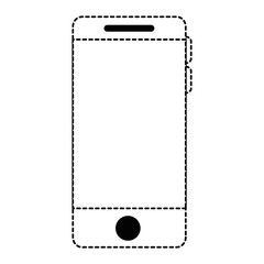Fototapeta premium smartphone device isolated icon vector illustration design