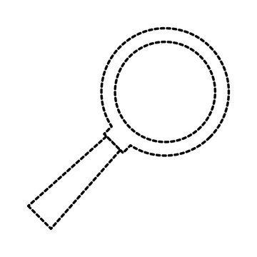 search magnifying glass icon vector illustration design