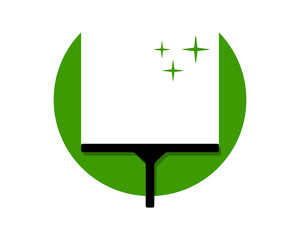 wiper cleaning green tool equipment utensil image icon