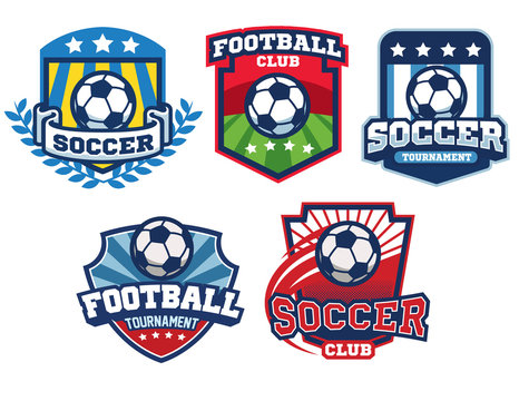 soccer badge design collection