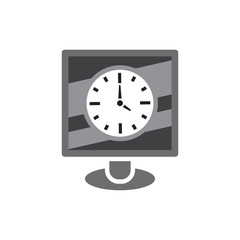 Watch Computer Logo icon Design