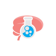 Lab Brain Logo Icon Design