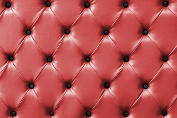 luxury buttoned red leather background