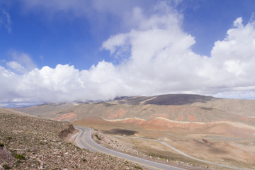 Road in the Atacama Desert.