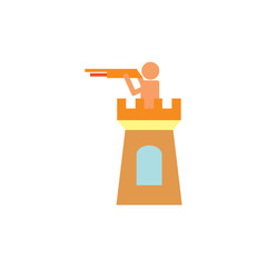 Hunt Castle Logo Icon Design