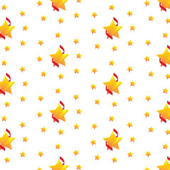 yellow star pattern