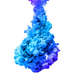 colorful smoke, ink in water, colorful ink explosion, paint in water, colorful
