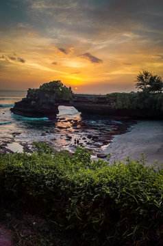 Batu bolong temple in west of Bali, Indonesia