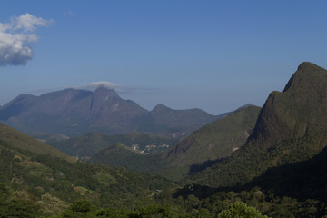 Fototapeta na wymiar Set of mountains - Serra dos Orgaos.