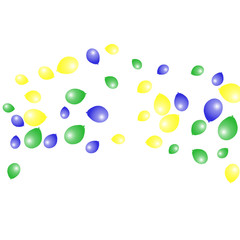 Background with Colorful balloons. Simple Feminine Pattern for Card, Invitation, Print. Trendy Decoration with Beautiful balloons. 